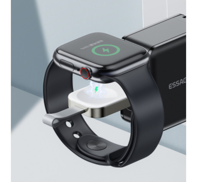 Зарядний пристрій Essager Wireless charger for smart watch USB-C (EWXT-YB02-Z)