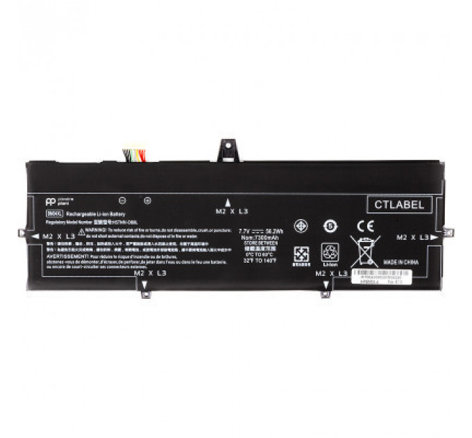 Акумулятор до ноутбука HP EliteBook x360 1030 G3 Series (BM04XL) 7.7V 7300mAh PowerPlant (NB462070)