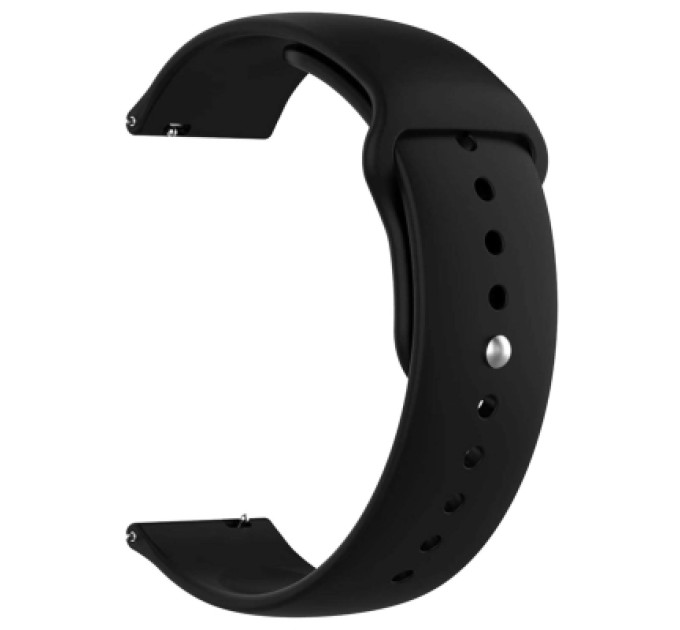 Ремінець до смарт-годинника Armorstandart Silicone Watch Strap 20mm Black (ARM60350)