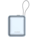 Батарея універсальна Choetech 10000mAh, 35W, PD/3.0, LED Display, buid-in type-C cabel, Blue (B832-LBE)