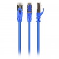 Патч-корд 1м S/FTP Cat 6A CU LSZH blue Cablexpert (PP6A-LSZHCU-B-1M)