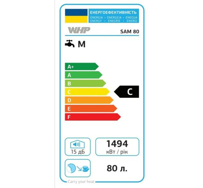 Бойлер  WHP Sam 80 Right