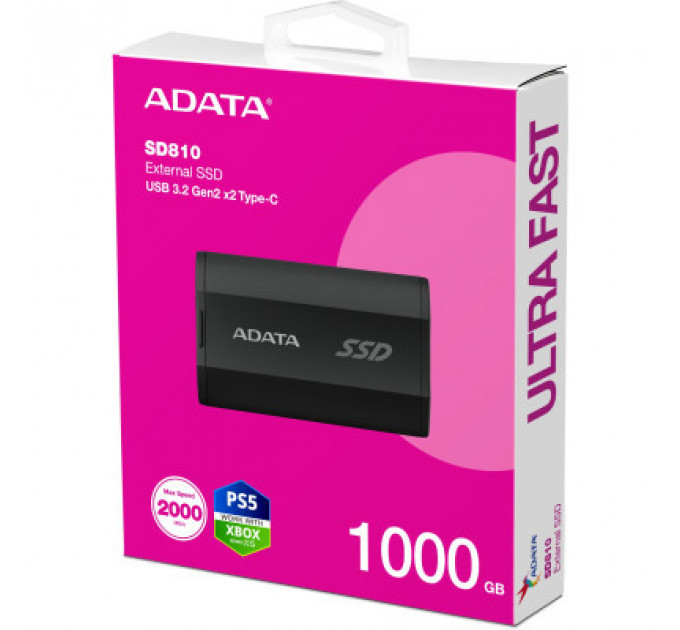 Накопичувач SSD USB 3.2 1TB ADATA (SD810-1000G-CBK)