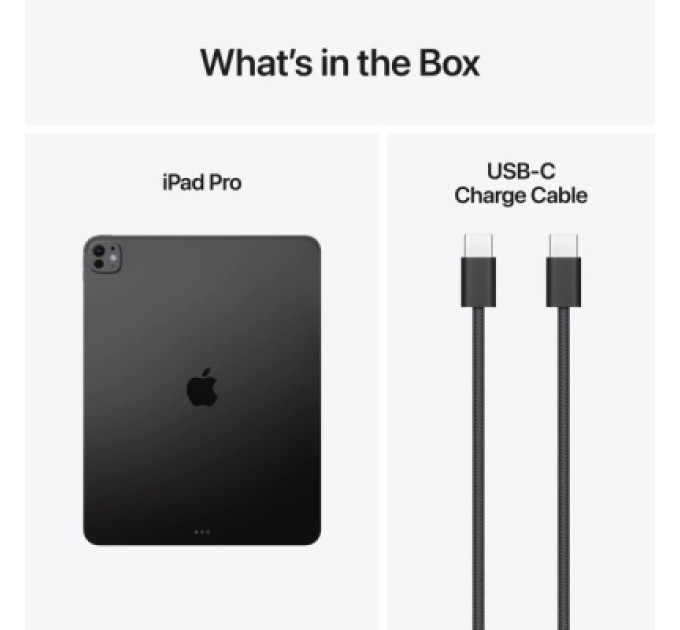Apple Планшет Apple iPad Pro 11" M5 Wi‑Fi 256GB with standard glass - Space Black (MDWK4TY/A)