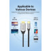 Vention Дата кабель USB 3.0 A Male to C Male Cable 1.5M Black PVC Type VENTION (COZBG)