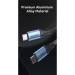 Vention Дата кабель USB 2.0 C Male to C Male 240W Cable 1.5M Black Aluminum Alloy Type VENTION (TREBG)