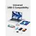 Vention Дата кабель USB 2.0 C Male to C Male 240W Cable 1.5M Black Aluminum Alloy Type VENTION (TREBG)