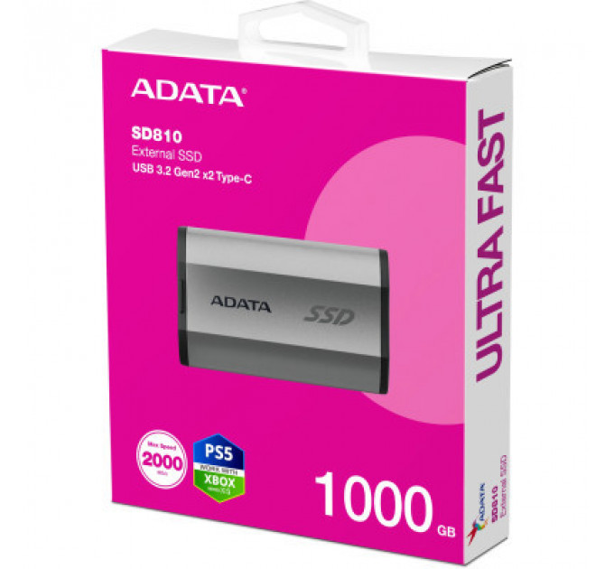 Накопичувач SSD USB 3.2 2TB ADATA (SD810-2000G-CBK)