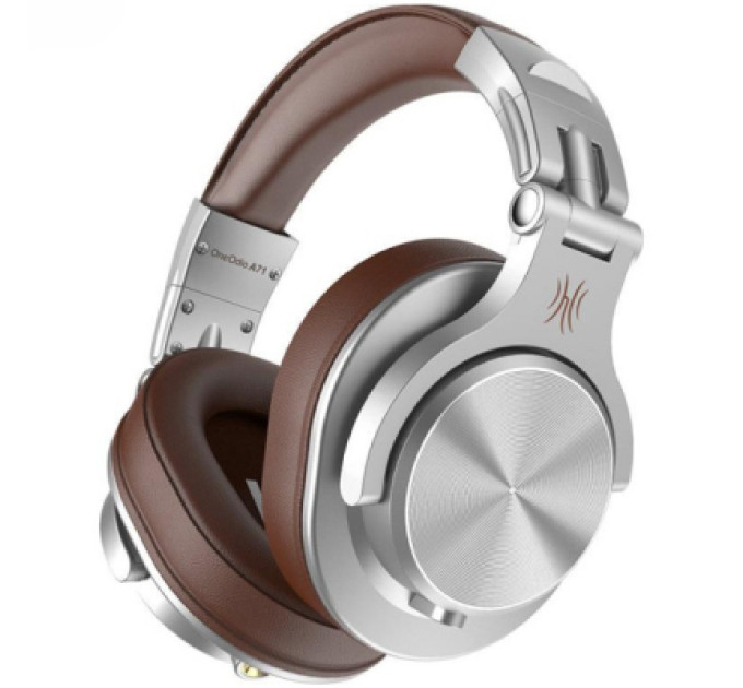 OneOdio Навушники OneOdio A71 3,5мм/6,35мм Silver/Brown (A71 Silver Brown)