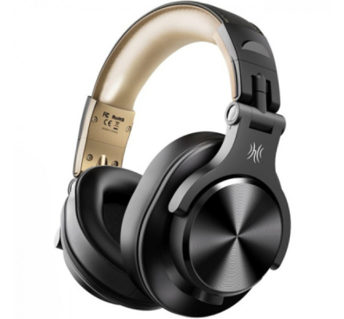 OneOdio Навушники OneOdio Fusion A70 Bluetooth+3,5мм/6,35мм Black/Gold (A70 Black Gold)