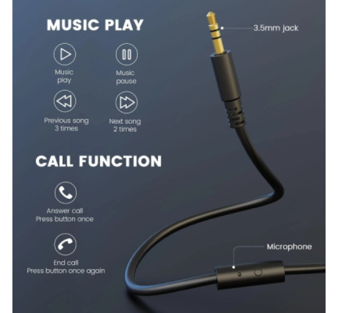 OneOdio Навушники OneOdio Studio Hifi 3,5мм/6,35мм Black (Studio Hifi Black)