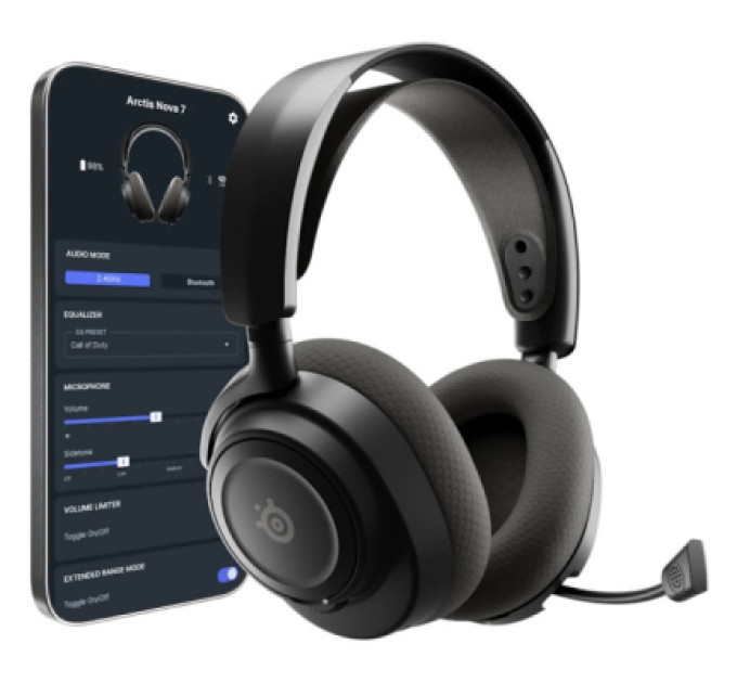 SteelSeries Навушники SteelSeries Arctis Nova 7P Gen 2 Wireless Black (61744)
