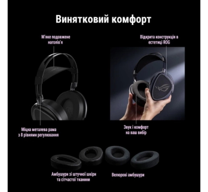 ASUS Навушники ASUS ROG Kithara Black (90YH0470-BHUA00)