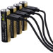 Verico Акумулятор Verico AA USB Type-C 2220mAh/3330mWh-1.5V Li-ion 4шт./уп. (Loop Energy PRO) (1UDBT-A6WEAC-NN)