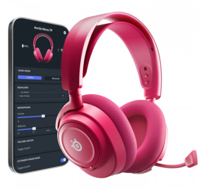 SteelSeries Навушники SteelSeries Arctis Nova 7P Gen 2 Wireless Magenta (61746)