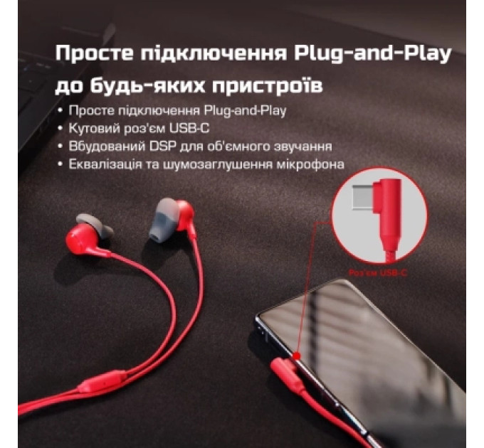 HyperX Навушники HyperX Cloud Earbuds III S Wired Black (BN7S1AA)
