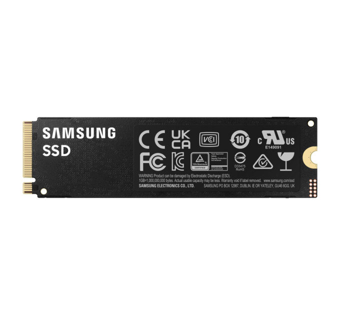 Samsung SSD-накопичувач  Samsung 990 Pro 2280 PCIe 4.0 x4 NVMe 2.0 (MZ-V9P4T0BW)