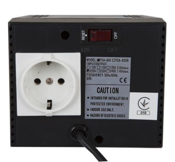 Стабілізатор напруги Powercom TCA-600
