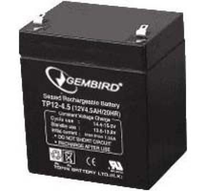 Батарея до ДБЖ 12В 4,5 Ач Gembird (BAT-12V4.5AH_1)
