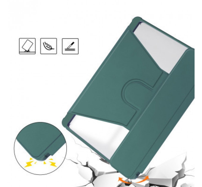 Чохол до планшета BeCover 360° Rotatable Samsung Tab S9 (SM-X710/SM-X716)/S9 FE (SM-X510/SM-X516B) 11.0" Dark Green (710434)