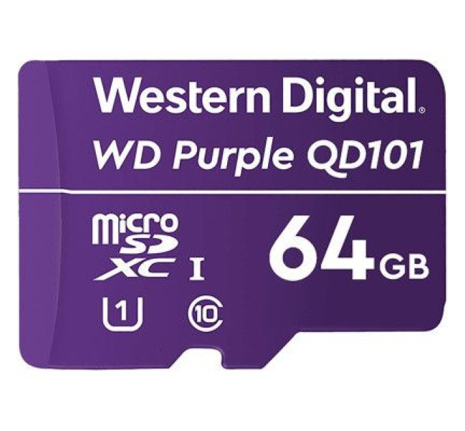Карта пам'яті WD 64GB microSDXC class 10 UHS-I (WDD064G1P0C)