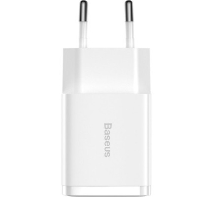 Зарядний пристрій Baseus Compact Charger 2U White (CCXJ010202)