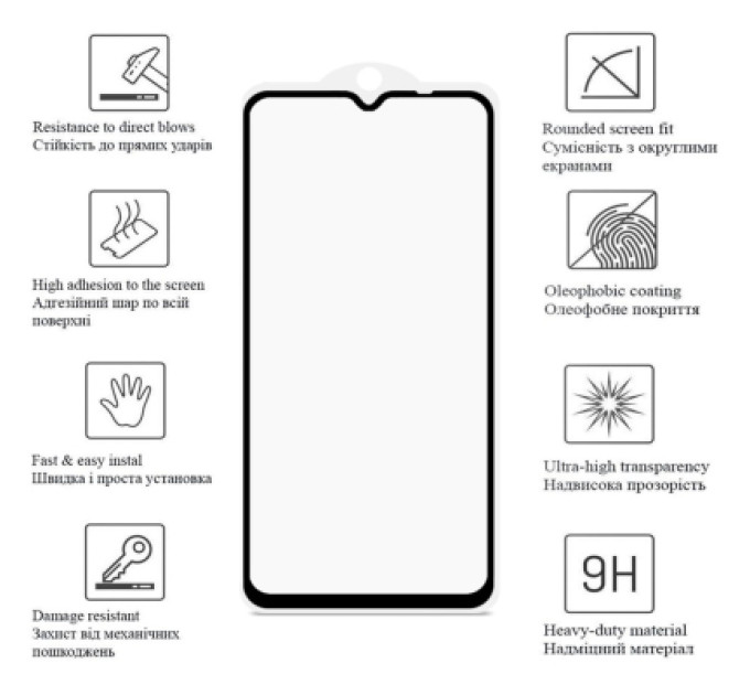 Drobak Скло захисне Drobak Matte Ceramics Anty Spy Samsung Galaxy A34 (676713)