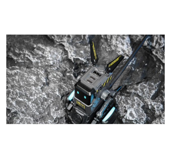Зарядний пристрій GravaStar Alpha65 65Вт 2XUSB-C/USB-A Grey (GRAVASTARA65_GRY_EUK)