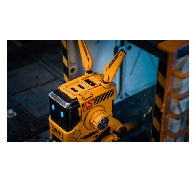 Зарядний пристрій GravaStar Alpha65 65Вт 2XUSB-C/USB-A War-Damaged Yellow (GRAVASTARA65_YLW_EUK)
