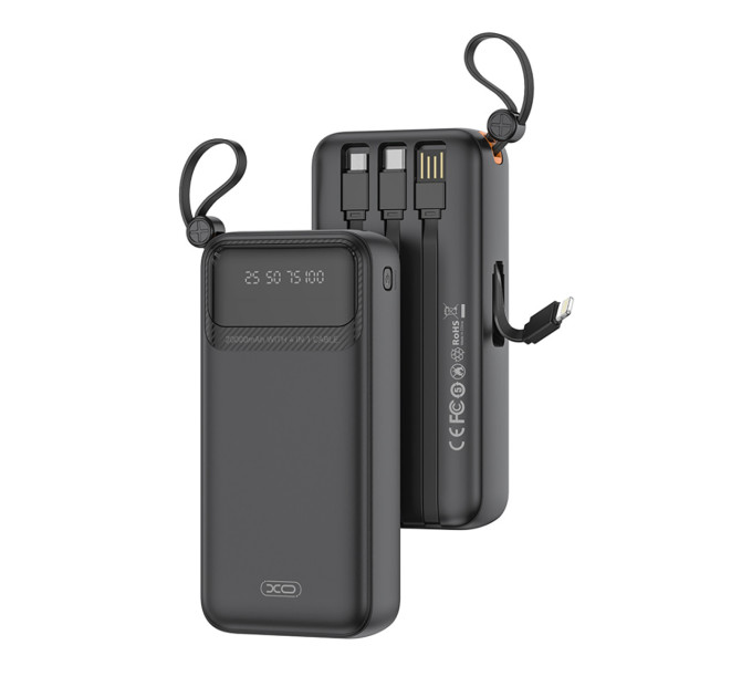 XO Універсальна мобільна батарея XO PR279 20000mAh 10W Black