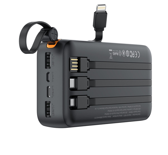 XO Універсальна мобільна батарея XO PR279 20000mAh 10W Black