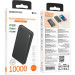 Батарея універсальна BOROFONE 10000mAh BJ56 Graceful 22.5W PD/20W Black (6941991111808)