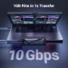 Кишеня зовнішня UGREEN USB 3.2 Gen 2 to M.2 NVMe/SATA 10Gbps UASP TRIM CM767 gray (15813)