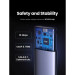 Кишеня зовнішня UGREEN USB 3.2 Gen 2 to M.2 NVMe/SATA 10Gbps UASP TRIM CM767 gray (15813)