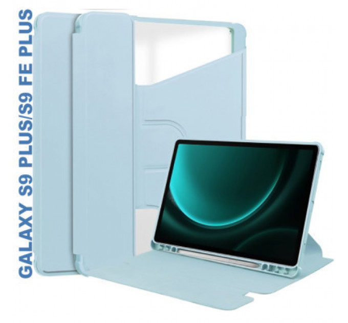 Чохол до планшета BeCover 360° Rotatable Samsung Tab S9 Plus (SM-X810/SM-X816)/S9 FE Plus (SM-X610/SM-X616) 12.4" Light Bl (710401)