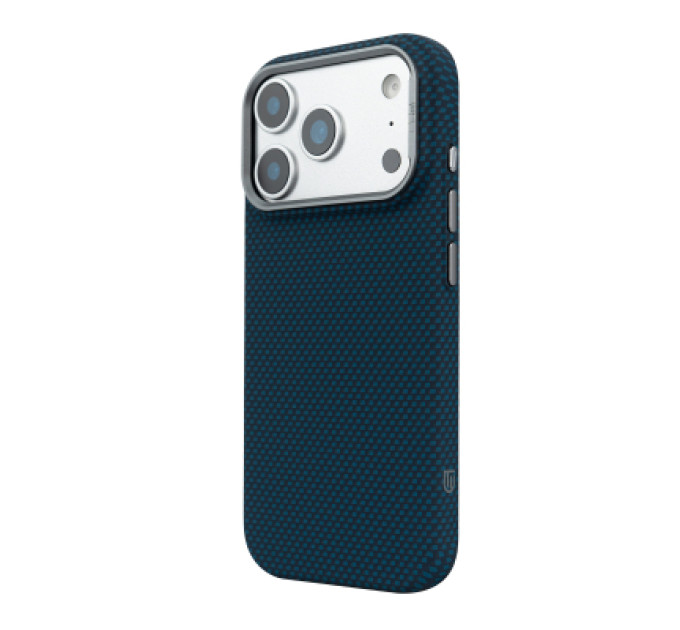 Armorstandart Чохол до мобільного телефона Armorstandart LikeCarbon2 MagCase Apple iPhone 17 Pro Kevlar Dark Blue (ARM88554)