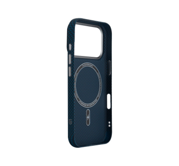 Armorstandart Чохол до мобільного телефона Armorstandart LikeCarbon2 MagCase Apple iPhone 17 Pro Kevlar Dark Blue (ARM88554)