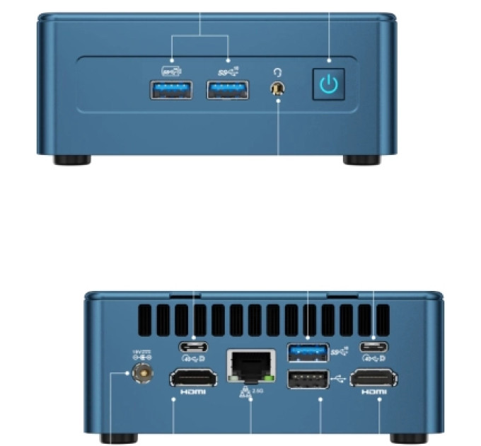 Комп'ютер GEEKOM IT12 Mini PC / Ultra5 125U, 16, 512, WIN11Pro (GMIT12U5125U-16512-EU)