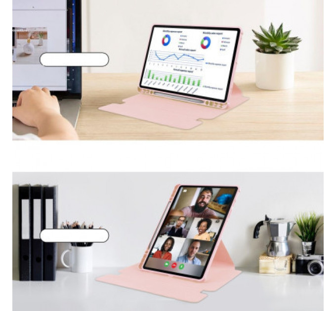 Чохол до планшета BeCover 360° Rotatable Samsung Tab S9 Plus (SM-X810/SM-X816)/S9 FE Plus (SM-X610/SM-X616) 12.4" Pink (710402)