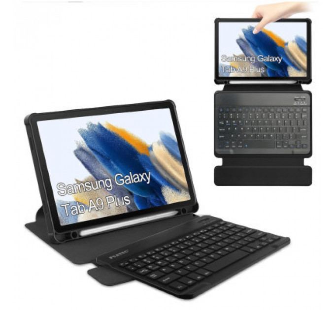 Чохол до планшета BeCover Keyboard 360° Rotatable Samsung Tab A9 Plus SM-X210/SM-X215/SM-X216 11.0" Black (710329)