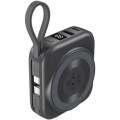 Choetech Батарея універсальна Choetech Magnetic Wireless 10000mAh, 22.5W, PD, build USB-C, Apple Watch charger (B697C-BKGY)