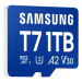 Samsung Карта пам'яті Samsung 1TB microSDXC class 10 UHS-I U3 V30 A2 T7 (MB-MB1T0T/WW)