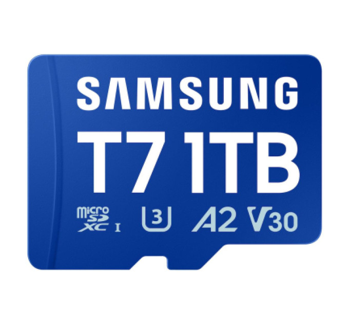 Samsung Карта пам'яті Samsung 1TB microSDXC class 10 UHS-I U3 V30 A2 T7 (MB-MB1T0T/WW)