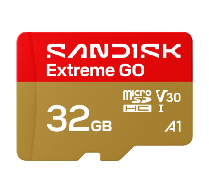 SanDisk Карта пам'яті SanDisk 32GB microSDXC class 10 UHS-I Extreme GO (SDSQXGN-032G-GN6MN)