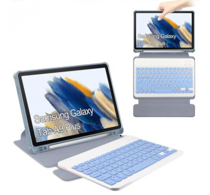 Чохол до планшета BeCover Keyboard 360° Rotatable Samsung Tab A9 Plus SM-X210/SM-X215/SM-X216 11.0" Purple (710334)