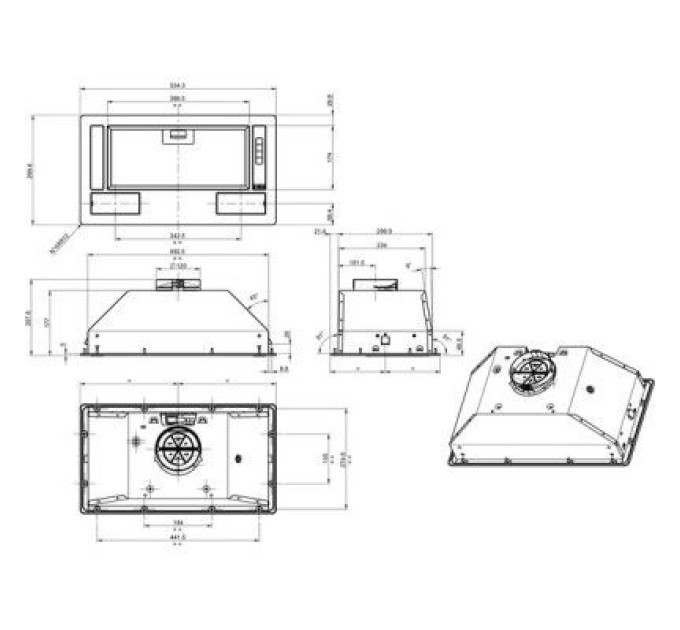 Gorenje Витяжка кухонна Gorenje BHI681EB