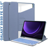 Чохол до планшета BeCover Keyboard 360° Rotatable Samsung Tab S9 (SM-X710/SM-X716)/S9 FE (SM-X510/SM-X516B) 11.0" Purple (710431)