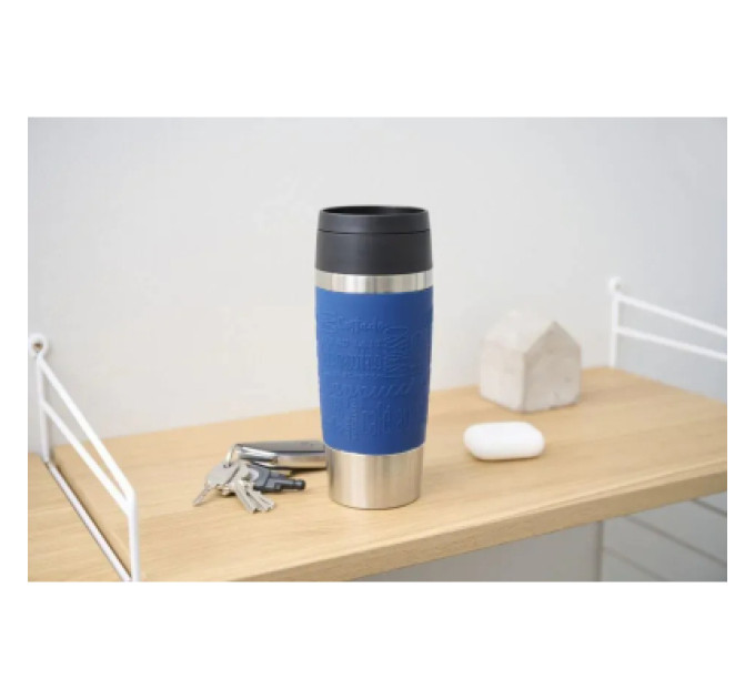 Tefal Термокружка Tefal Travel Mug Classic, 360мл, нержавіюча сталь, синій (N2020310)