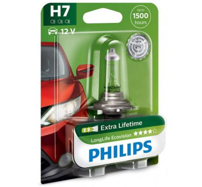 Philips Автолампа Philips галогенова 55W (12972 LLECO B1)