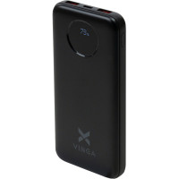 Батарея універсальна Vinga 10000 mAh 22.5W Display Black (VPBB1022)
